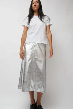 Online Aimee Skirt in Silver Holiday Gift Guide|Collections