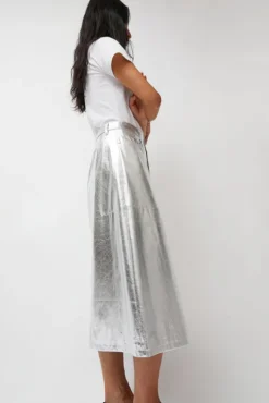 Online Aimee Skirt in Silver Holiday Gift Guide|Collections