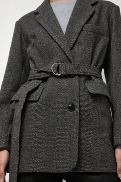 Clearance Aki Jacket in Grey Jackets & Outerwear|Clothing