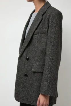 Clearance Aki Jacket in Grey Jackets & Outerwear|Clothing