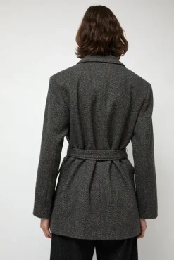 Clearance Aki Jacket in Grey Jackets & Outerwear|Clothing