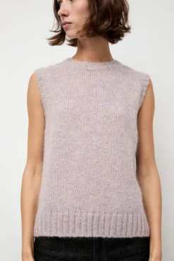 Online Ash Vest in Glycine Collections|Sweaters