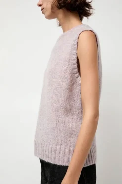 Online Ash Vest in Glycine Collections|Sweaters