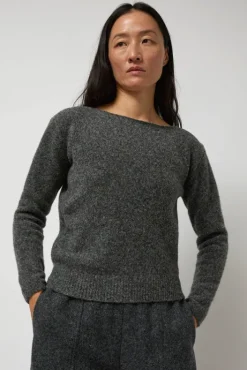 Sale Asymmetric Pullover in Grey Sweaters|Clothing