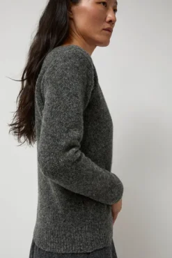 Sale Asymmetric Pullover in Grey Sweaters|Clothing