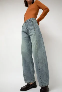Fashion Barrel Denim Pants in Light Blue Denim|Shorts & Pants