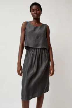 Online Basic Skirt in Black Tencel Collections|Skirts