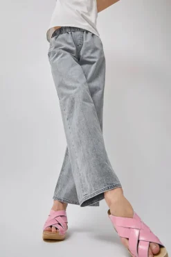 Hot Basket Clog on Mid Wedge in Pink Patent Sale Clogs|Collections