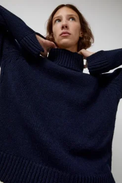 Online Benedita Sweater in Navy Sweaters|Clothing