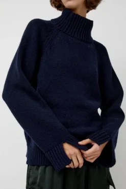 Online Benedita Sweater in Navy Sweaters|Clothing