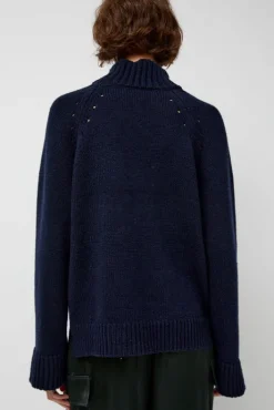 Online Benedita Sweater in Navy Sweaters|Clothing