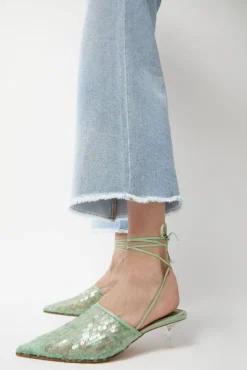 Discount Bit Mules in Mint Sequin Collections|Clogs And Shoes