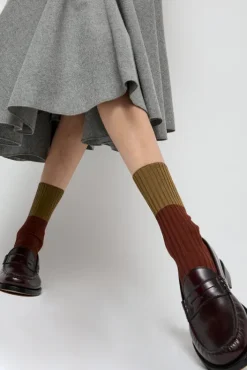 Sale Bitone Cotton Socks in Cocco Collections|Socks & Tights