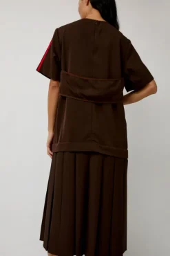 Online Box Pleat Dress in Mud Dresses|Clothing
