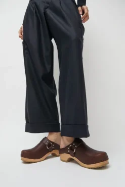Sale Brando Clog on Vintage Base in Molasses Collections|Clog Sandals And Shoes