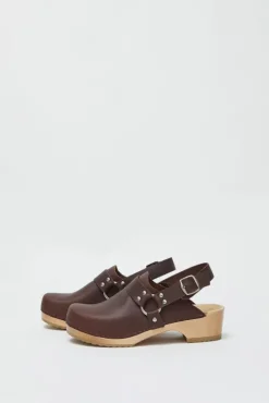 Sale Brando Clog on Vintage Base in Molasses Collections|Clog Sandals And Shoes
