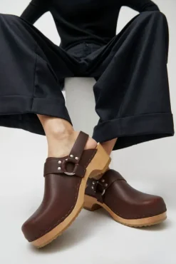 Sale Brando Clog on Vintage Base in Molasses Collections|Clog Sandals And Shoes