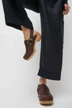 Sale Brando Clog on Vintage Base in Molasses Collections|Clog Sandals And Shoes