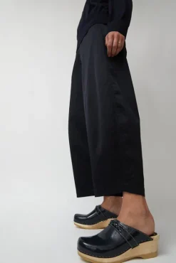 Discount Bridget Clog on Mid Wedge in Navy Patent Collections|Clog Sandals And Shoes