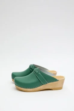 Hot Bridget Clog on Mid Wedge in Sage Sale Clogs|Collections