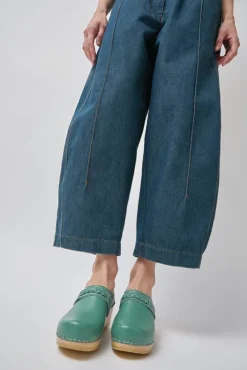 Hot Bridget Clog on Mid Wedge in Sage Sale Clogs|Collections