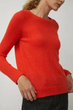 Hot Brighton Pullover in Coral Sweaters|Clothing