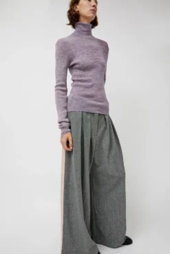 Clearance Bristol Rollneck in Lilac Multi Melange Collections|Sweaters
