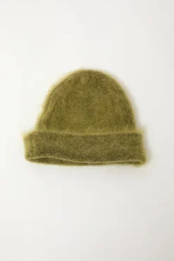 Best Brushed Mohair Beanie in Matcha Collections|Hats