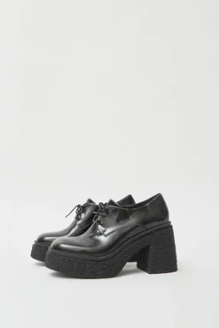 Fashion Brushed Platform Oxford in Gradient Taupe Collections|Clogs And Shoes