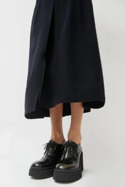 Fashion Brushed Platform Oxford in Gradient Taupe Collections|Clogs And Shoes