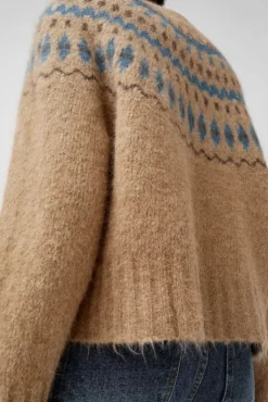Online Cardiff Sweater in Camel and Blue Holiday Gift Guide|Collections