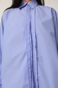 New Carelia Ample Shirt in Blue Tops|Clothing