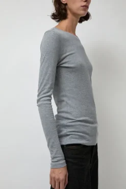 Sale Cashcot Rond T-Shirt in Cloud Collections|Tops