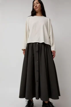 Best Circle Skirt in Dark Grey Skirts|Clothing