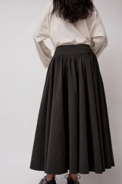 Best Circle Skirt in Dark Grey Skirts|Clothing