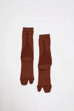 Fashion Cjalce Viscose Tabi Socks in Camel Collections|Socks & Tights