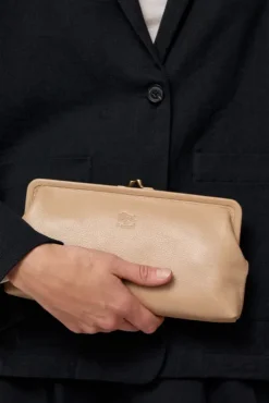 Online Classic Clutch in Caffe Latte Bags|Accessories