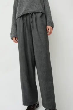 Discount Classic Striped Pants in Grey Shorts & Pants|Clothing