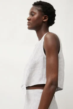 Fashion Claude Top in Loa Stripe Tops|Clothing