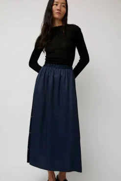 New Clavo Skirt in Blue Black Collections|Skirts