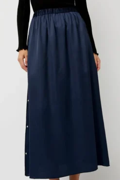 New Clavo Skirt in Blue Black Collections|Skirts