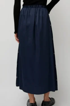 New Clavo Skirt in Blue Black Collections|Skirts