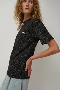 Clearance Clive Unisex T-Shirt in Dots Tops