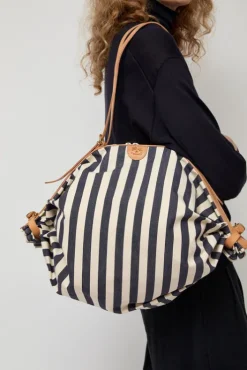 Best Collapsible Travel Bag in Riga Blue and Naturale Collections|Bags