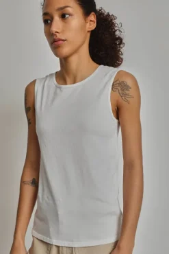 Outlet Column Tank in Chalk Overdye Collections|Tops