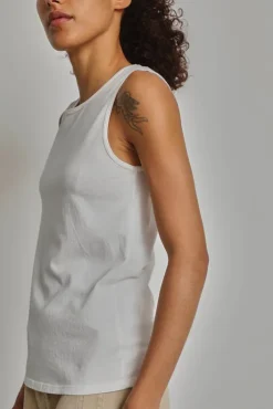 Outlet Column Tank in Chalk Overdye Collections|Tops