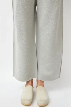 Discount Contour Clog on Flat Base in Chalk Suede Collections|Clog Sandals And Shoes
