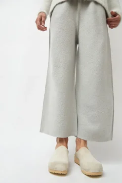 Discount Contour Clog on Flat Base in Chalk Suede Collections|Clog Sandals And Shoes