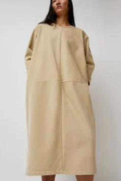 Online Corduroy Radient Dress in Ivory Collections|Dresses