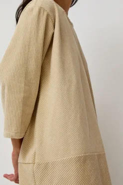 Online Corduroy Radient Dress in Ivory Collections|Dresses